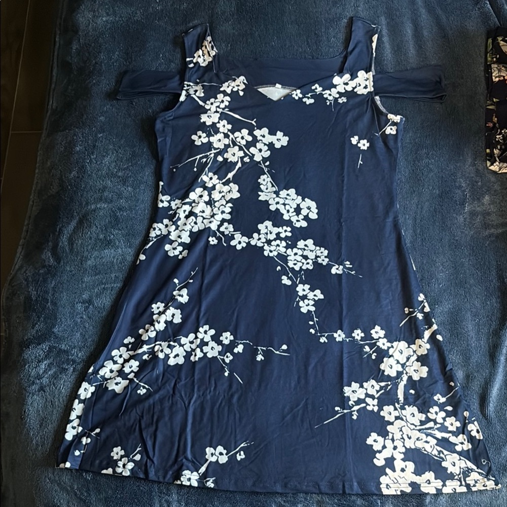 Floral Navy Dress